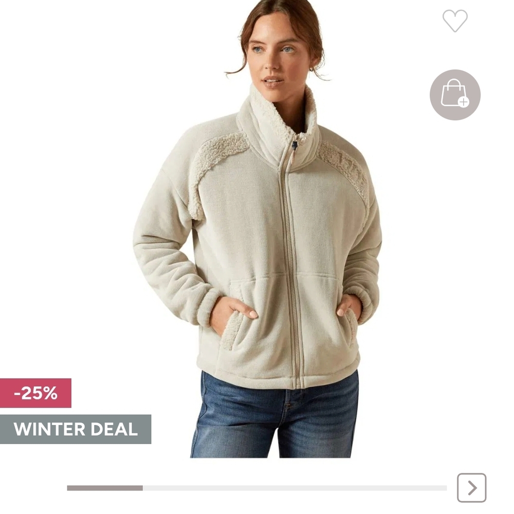 Ariat Cream Fleece Jacket